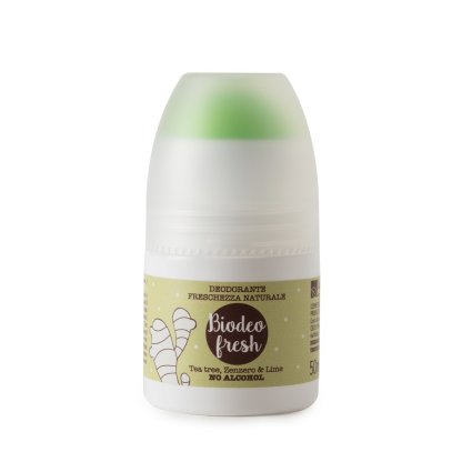 Deodorante pelli sensibili con Tea tree, Zenzero e Lime