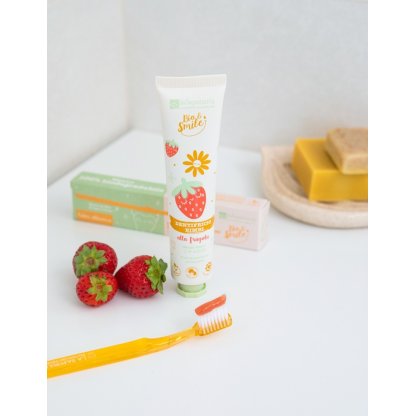 Dentifricio bambini calendula, Aloe Vera al sapore di fragola