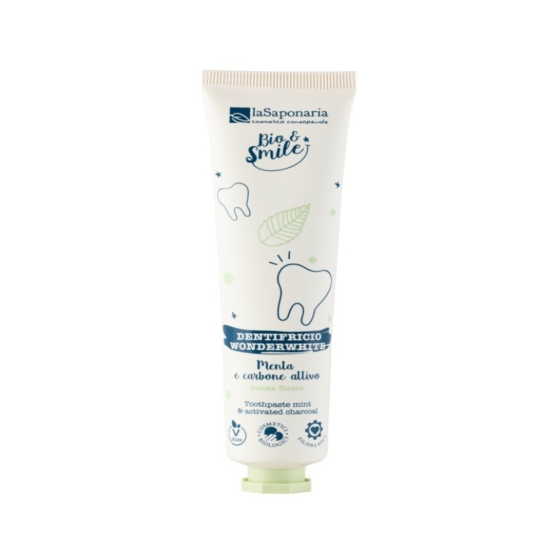 Dentifricio sbiancante naturale senza fluoro