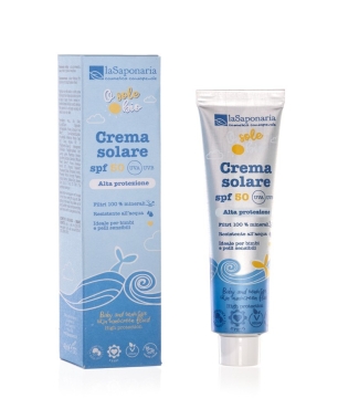 Crema solare SPF50 in formato da viaggio