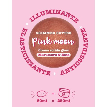 Caratteristiche della crema solida Pink Moon: illuminante, elasticizzante e antiossidante