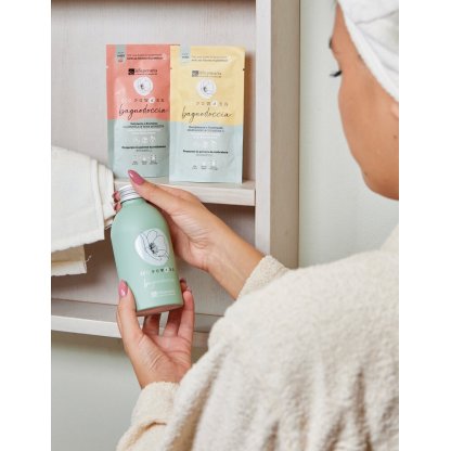 Bagnodoccia in polvere vellutante e nutriente