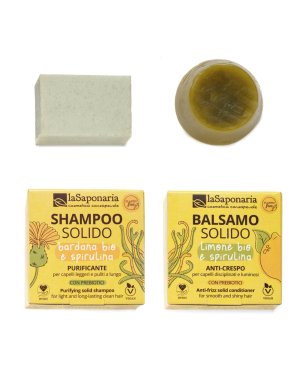 Capelli grassi - Kit Shampoo e balsamo solido