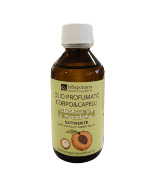 Olio profumato Corpo & Capelli - Albicocca Bio e Macadamia