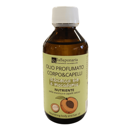 Olio profumato Corpo & Capelli - Albicocca Bio e Macadamia