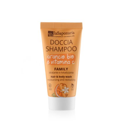 TRAVEL - Doccia Shampoo Family - Arancio Bio e Vitamina C (30ml)