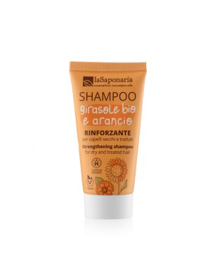 TRAVEL - Shampoo rinforzante - Girasole Bio e Arancio