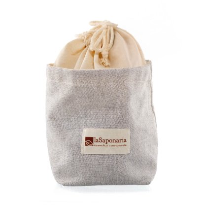 Secchiello 2 in 1 in cotone La Saponaria
