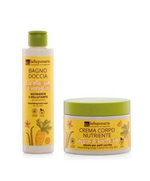 Kit corpo pelli secche - Bagnodoccia Vellutante + Crema Corpo Nutriente